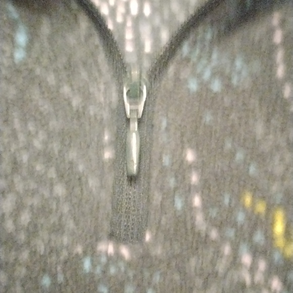 Columbia green speckled fleece 1/4 zip popover jacket/fleece - Picture 5 of 6